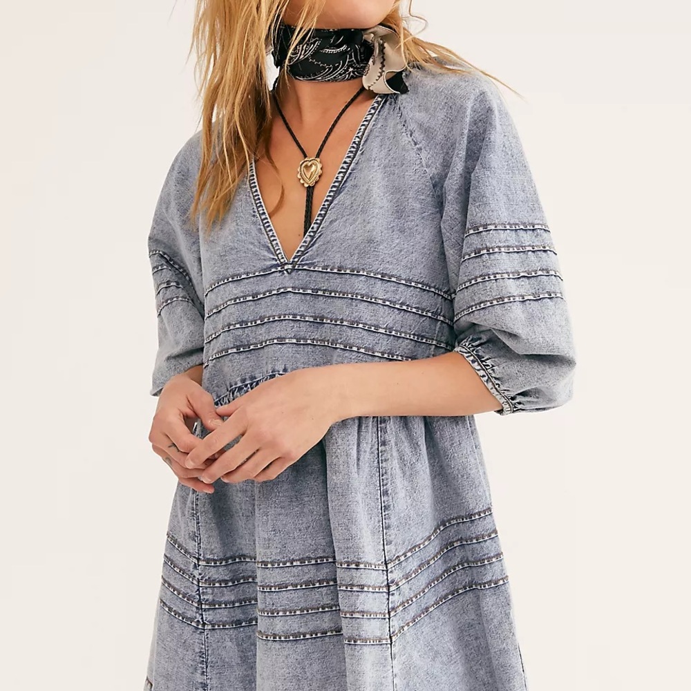 Sweet Surrender Denim Mini Dress